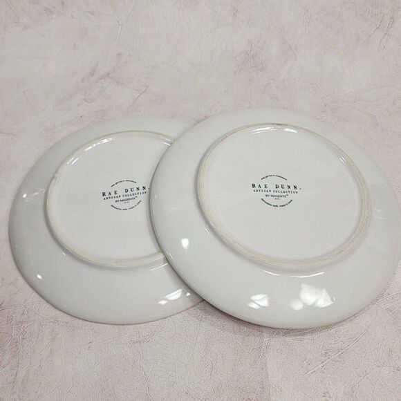 2 Rae Dunn 8" D  "Taco Dirty To Me Plates - Picture 4 of 4